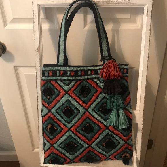 IBBAN Anthropologie tote - Picture 1 of 5